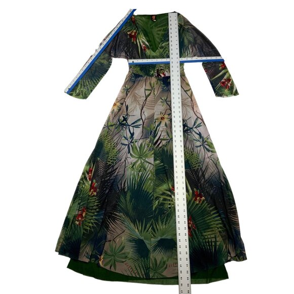 Jean Paul Gaultier Soleil Maxi Dress M Floral - Picture 4 of 12